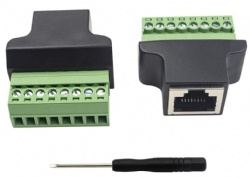 RJ45 Screw Terminal Adaptor Connector