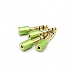6.35mm to 3.5mm female audio stereo adapter